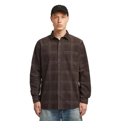 карирана,риза,мъжки,ризи,g,star,d28117,c436,regular,fit,long,sleeve,shirt,brown,(ganache,gold,laser,check)