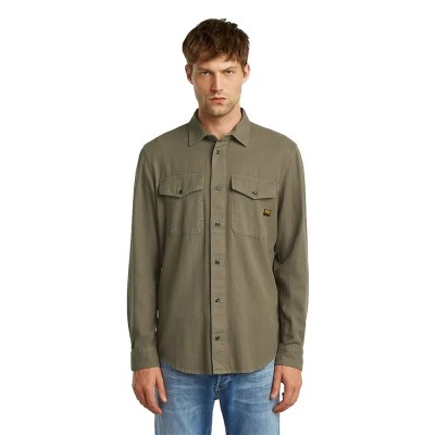 риза,с,дълъг,ръкав,мъжки,ризи,g,star,marine,long,sleeve,shirt,green,(turf,gold)