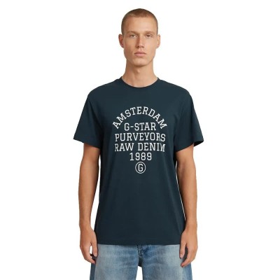 тениска,мъжки,тениски,g,star,purveyors,regular,fit,short,sleeve,t,shirt,blue,(dark,patriot,blue)