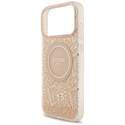 други,аксесоари,guess,iml,flowers,electro,iphone,17,pro,max,phone,case,pink,(pink)