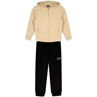 анцуг,детски,анцузи,ea7,emporio,armani,7b000301,af13512,tracksuit,beige,black,(fog,black)