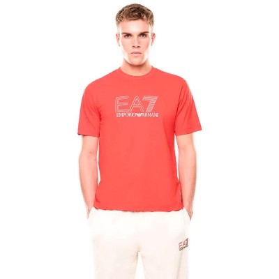 тениска,мъжки,тениски,дамски,тениски,ea7,emporio,armani,7m001307,af10375,short,sleeve,t,shirt,orange,(poppy,red)