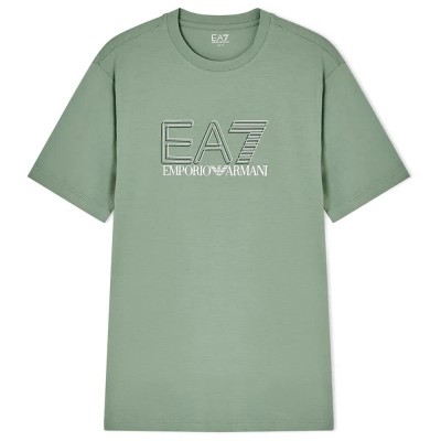тениска,мъжки,тениски,дамски,тениски,ea7,emporio,armani,7m001308,af10373,short,sleeve,t,shirt,green,(green,bay)