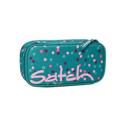 канцеларски,принадлежности,satch,happy,confetti,pencil,case,green,(multicolor)