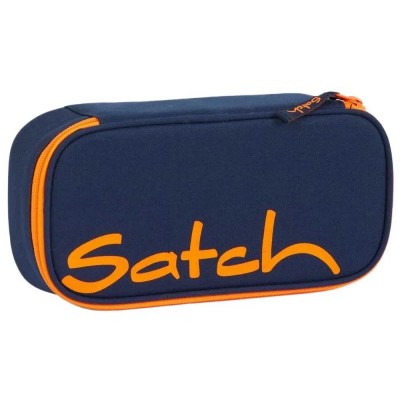 канцеларски,принадлежности,satch,toxic,pencil,case,blue,(orange)