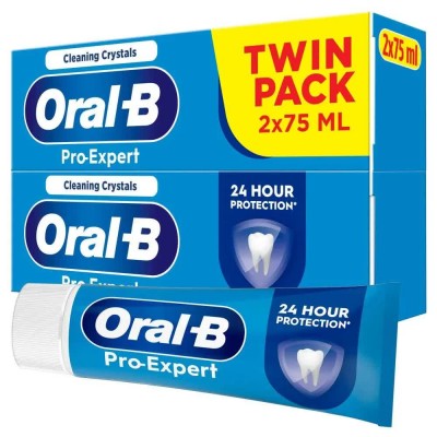 хигиена,аксесоари,oral,b,pro,expert,professional,protection,toothpaste,2x75ml,clear,(multicolor)