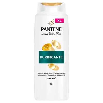 хигиена,коса,pantene,purifying,shampoo,625ml,clear,(multicolor)