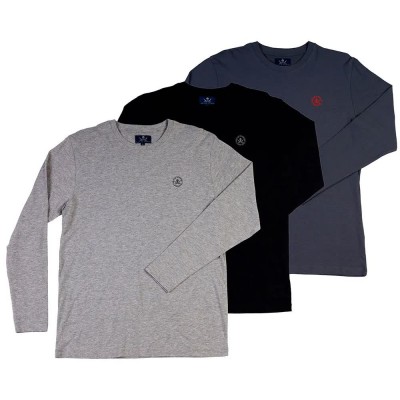 тениска,мъжки,тениски,дамски,тениски,the,time,of,bocha,qi1pk.cm,5,long,sleeve,t,shirt,3,units,black,grey,(grey,black,mineral)