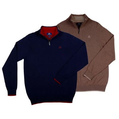 блуза,мъжки,пуловери,the,time,of,bocha,qi1pk.je,11,half,zip,sweater,2,units,beige,blue,(navy,camel)