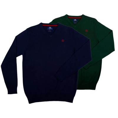 блуза,мъжки,пуловери,the,time,of,bocha,qi1pk.je,7,v,neck,sweater,2,units,green,blue,(navy,bottle,green)
