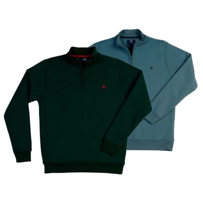 блуза,мъжки,пуловери,the,time,of,bocha,qi1pk.sud,8,half,zip,sweatshirt,2,units,green,blue,(green,blue)