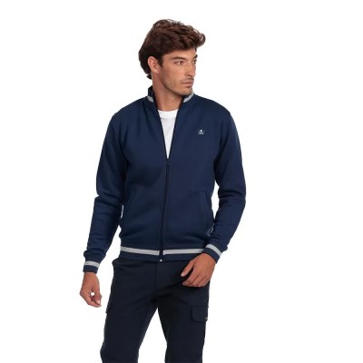 блуза,мъжки,пуловери,the,time,of,bocha,qi1s01,full,zip,sweatshirt,blue,(denim)