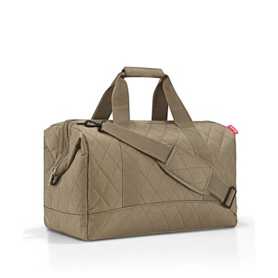 други,аксесоари,reisenthel,allrounder,l,bag,brown,(rhombus,olive)