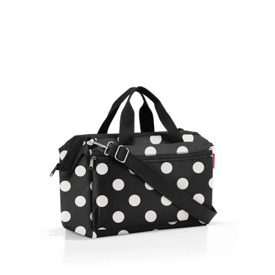други,аксесоари,reisenthel,allrounder,s,pocket,bag,black,(dots,white)