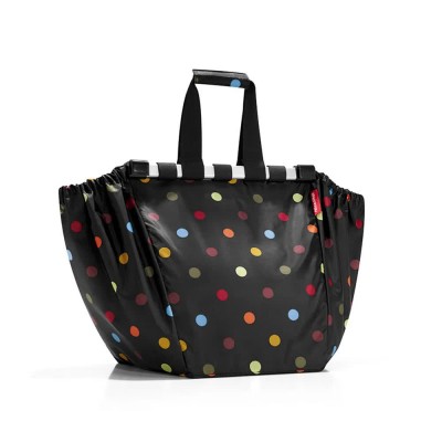 пазарска,чанта,всички,чанти,reisenthel,easyshoppingbag,30l,shopper,bag,black,(dots)
