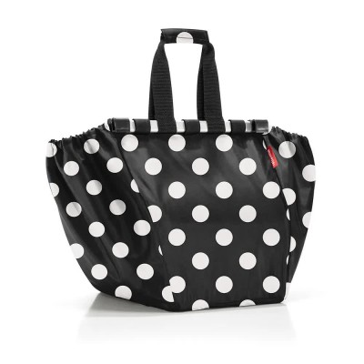 пазарска,чанта,всички,чанти,reisenthel,easyshoppingbag,30l,shopper,bag,black,(dots,white)