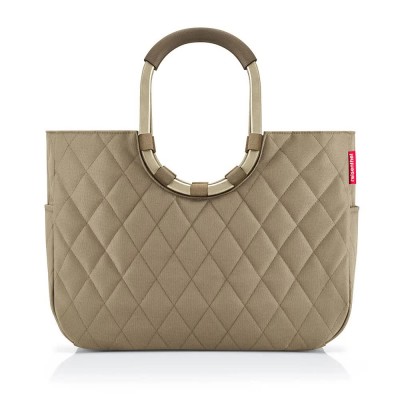 пазарска,чанта,всички,чанти,reisenthel,loopshopper,25l,shopper,bag,brown,(frame,rhombus,olive)