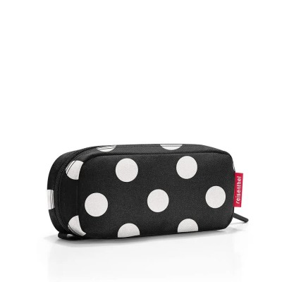 чанта,тоалетни,принадлежности,reisenthel,multicase,cosmetic,bag,black,(dots,white)