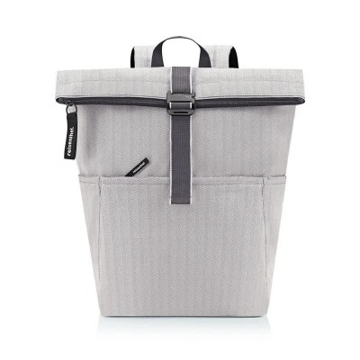 други,аксесоари,reisenthel,rolltop,backpack,grey,(herringbone,grey)