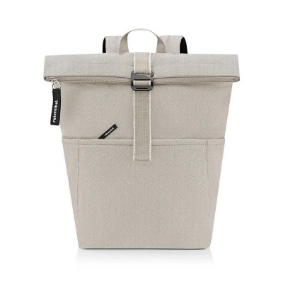 други,аксесоари,reisenthel,rolltop,backpack,beige,(herringbone,sand)