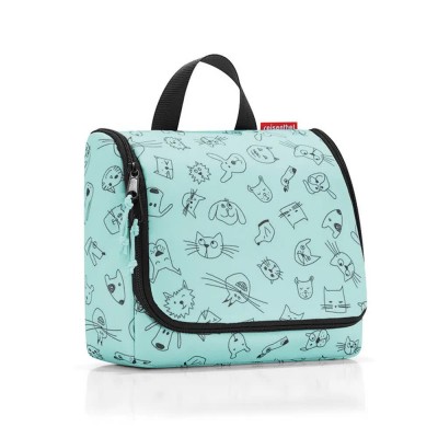 детски,несесер,тоалетни,принадлежности,reisenthel,toiletbag,kids,wash,bag,green,blue,(cats,and,dogs,mint)