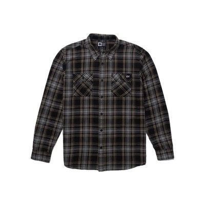 риза,с,дълъг,ръкав,мъжки,ризи,salty,crew,daybreak,flannel,long,sleeve,shirt,black,(phantom)