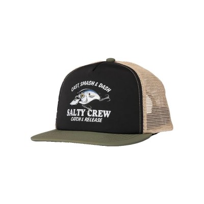 шапка,всички,шапки,salty,crew,good,times,trucker,cap,black,(black,olive)