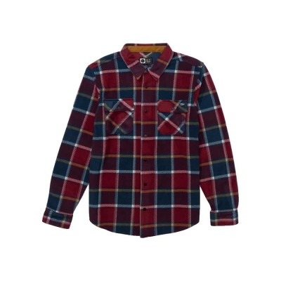 риза,с,дълъг,ръкав,мъжки,ризи,salty,crew,swellter,polar,flannel,long,sleeve,shirt,red,blue,(midnight,navy)