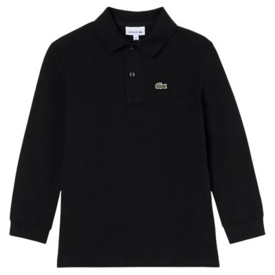 дамски,блузи,с,яка,мъжки,блузи,с,яка,lacoste,kids,847387,long,sleeve,polo,black,(black)
