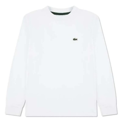 детска,тениска,мъжки,тениски,дамски,тениски,lacoste,kids,947112,long,sleeve,t,shirt,white,(white)