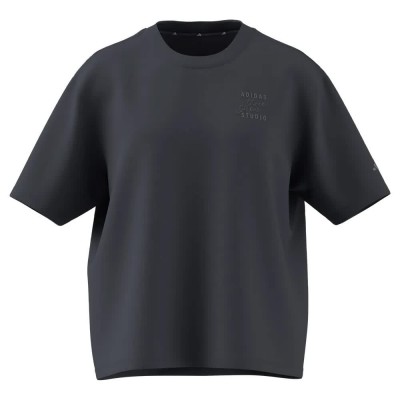 тениска,мъжки,тениски,дамски,тениски,adidas,3,stripes,studio,boyfriend,short,sleeve,t,shirt,black,(aurora,onix)