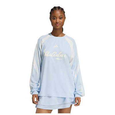 тениска,мъжки,тениски,дамски,тениски,adidas,house,of,tiro,jersey,long,sleeve,t,shirt,blue,(crystal,sky,off,white)