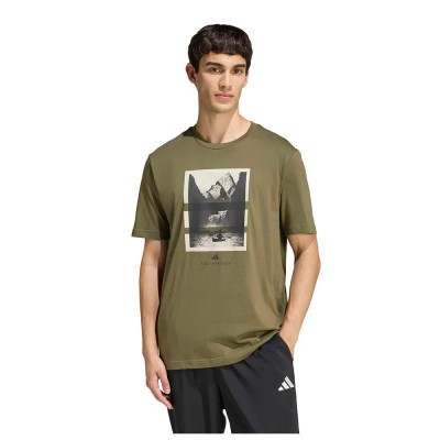 тениска,мъжки,тениски,дамски,тениски,adidas,outdoor,kayaking,graphic,short,sleeve,t,shirt,green,(olive,strata)