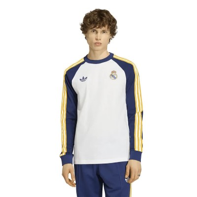 тениска,мъжки,тениски,дамски,тениски,adidas,real,madrid,originals,long,sleeve,t,shirt,white,(white,dark,blue)