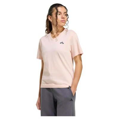 тениска,мъжки,тениски,дамски,тениски,adidas,summer,slide,graphic,short,sleeve,v,neck,t,shirt,pink,(blush,pink)