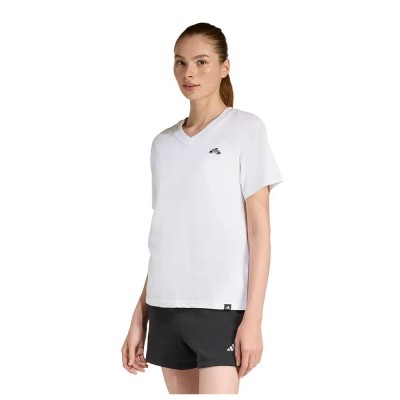 тениска,мъжки,тениски,дамски,тениски,adidas,summer,slide,graphic,short,sleeve,v,neck,t,shirt,white,(white)