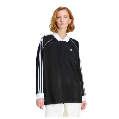 тениска,мъжки,тениски,дамски,тениски,adidas,originals,3,stripes,jacquard,long,sleeve,t,shirt,black,(black)