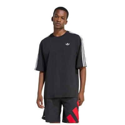тениска,мъжки,тениски,дамски,тениски,adidas,originals,adicolor,3,stripes,oversized,short,sleeve,t,shirt,black,(black)