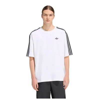 тениска,мъжки,тениски,дамски,тениски,adidas,originals,adicolor,3,stripes,oversized,short,sleeve,t,shirt,white,(white)
