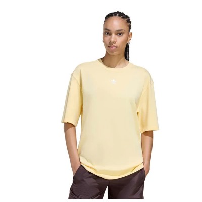 тениска,мъжки,тениски,дамски,тениски,adidas,originals,essentials,boyfriend,short,sleeve,t,shirt,yellow,(orange,tint)
