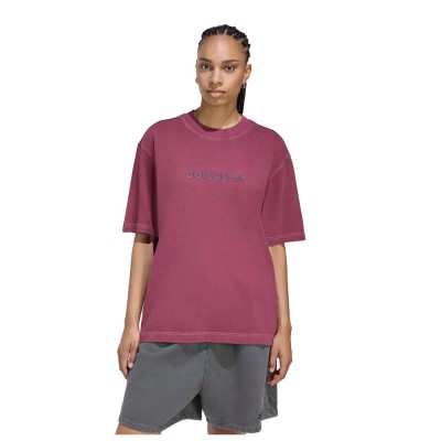 тениска,мъжки,тениски,дамски,тениски,adidas,originals,essentials,linear,boyfriend,oversized,washed,short,sleeve,t,shirt,red,(maroon)