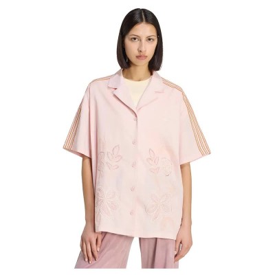 риза,с,къс,ръкав,дамски,ризи,мъжки,ризи,adidas,originals,resort,short,sleeve,shirt,pink,(sandy,pink)