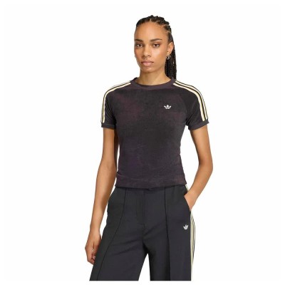 тениска,мъжки,тениски,дамски,тениски,adidas,originals,terry,towel,cali,short,sleeve,t,shirt,black,(black)