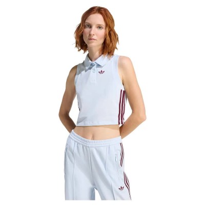 блуза,с,яка,дамски,блузи,с,яка,мъжки,блузи,с,яка,adidas,originals,top,sleeveless,polo,white,(crystal,sky,maroon)