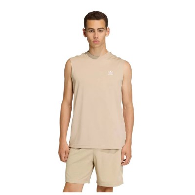 тениска,мъжки,тениски,дамски,тениски,adidas,originals,trefoil,essentials,sleeveless,t,shirt,beige,(stone,khaki)