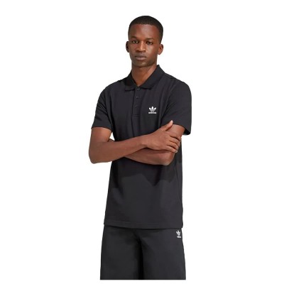 дамски,блузи,с,яка,мъжки,блузи,с,яка,adidas,originals,trefoilo,essentials,short,sleeve,polo,black,(black)
