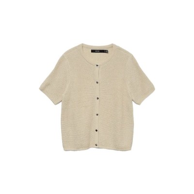 жилетка,мъжки,пуловери,дамски,пуловери,vero,moda,belinda,glitter,cardigan,beige,(birch,detail,w,silver,lurex)