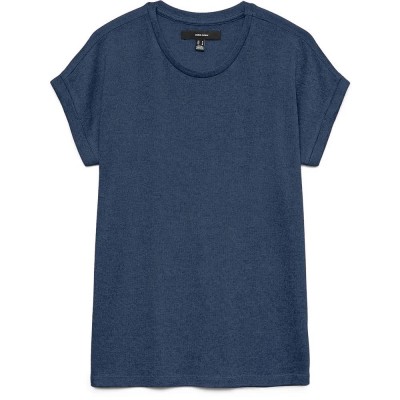 тениска,мъжки,тениски,дамски,тениски,vero,moda,brianna,short,sleeve,t,shirt,blue,(dark,denim,detail,w,china,blue,melange)
