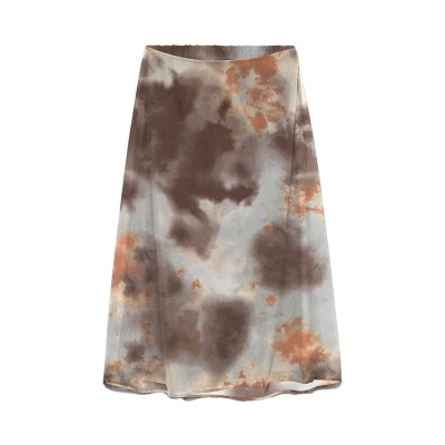 пола,дамски,поли,и,рокли,vero,moda,holly,midi,skirt,brown,(alloy,aop,haley)