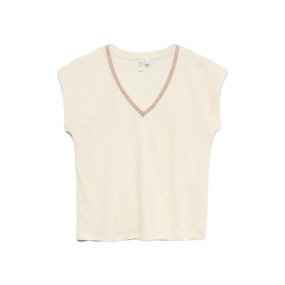 тениска,мъжки,тениски,дамски,тениски,vero,moda,ilma,sleeveless,v,neck,t,shirt,beige,(birch,detail,incence,lurex)